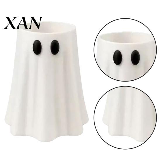 Flexible Drink Insulator Halloween Ghost Can Holder, Spooky Figurine Reusable Holder Cooler Sleeve, for Party Slim Standard And Tall Cans Insulated