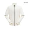 Men's Customizable Zippered Stand-Up Collar Hoodie with Double-Sided Jacquard Logo Print