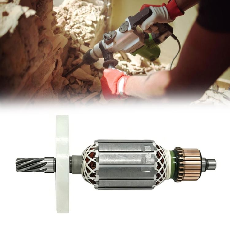 Copper Rotor For 0810 Electric Hammer 7 Tooth AC220V-240V Armatures Rotor Anchors Stator For Power Tool