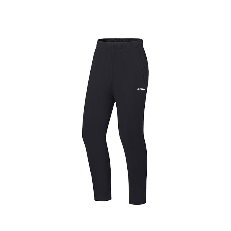 

Li Ning Simple Brand Logo Lace-Up Удобные универсальные теплые повседневные брюки с флисовой подкладкой для мужчин Черные AYKUA71-1 XL