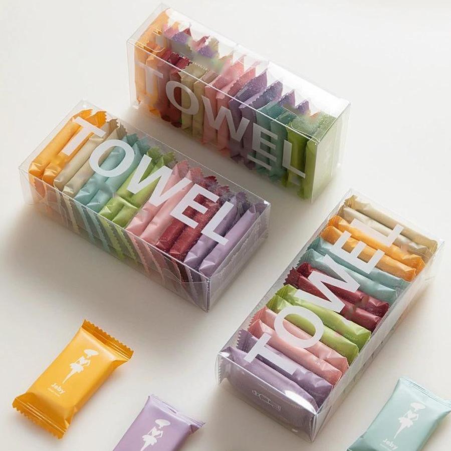 One-time Compressed Towel Washcloth Thickens the Cotton Bath Towel Travel Clean Face Independent Packing Portable Face Towel