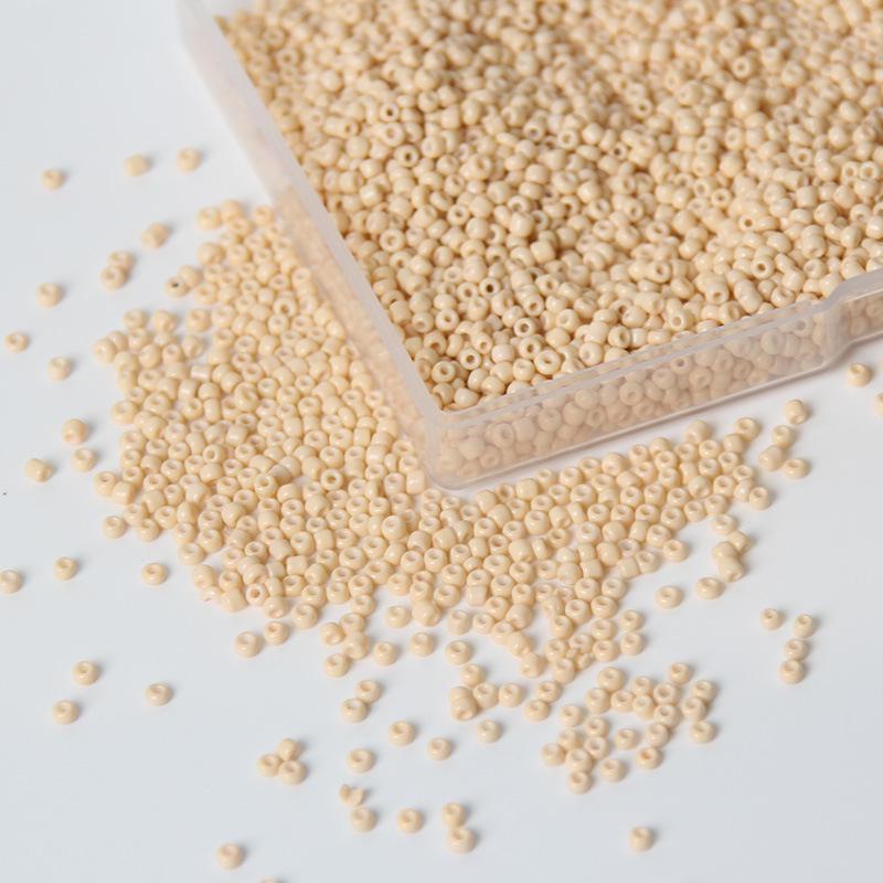 2mm Jednokolorowe szklane koraliki do samodzielnego tworzenia biżuterii - kolczyki, bransoletki, naszyjniki, akcesoria