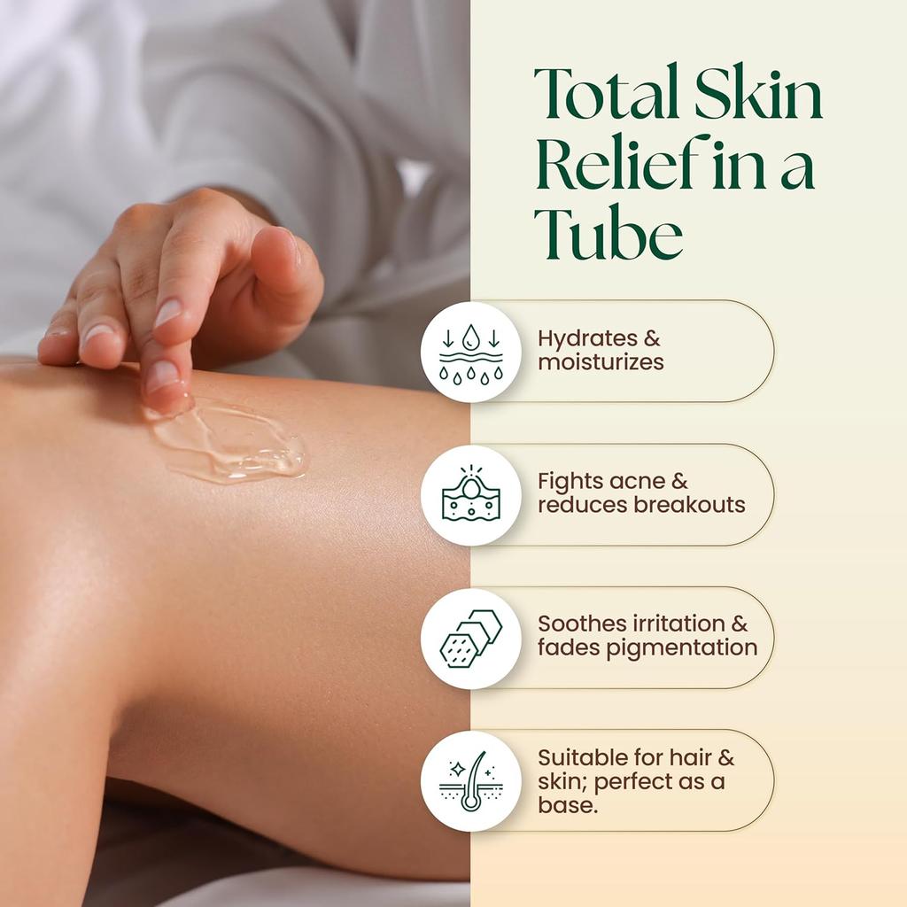 MOHA Aloe Vera Gel 200 Ml X Pack of 2 for Face, Skin & Hair | Hydrating, Soothing, Lightweight Organic Gel with Rose & Cucumber