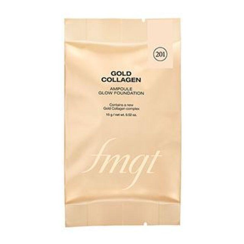THE FACE SHOP - fmgt Gold Collagen Ampoule Glow Foundation Refill Only - 2 Colors #201