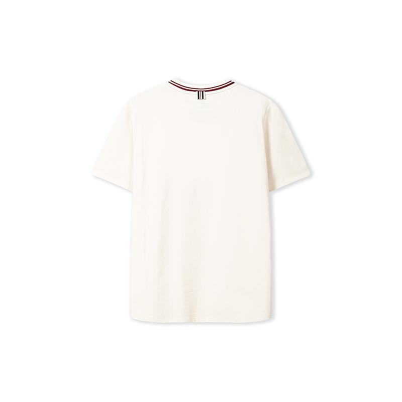 FILA Heritage Antibacterial Cooling T-Shirt Women tops Titanium-White F11W638101FIV