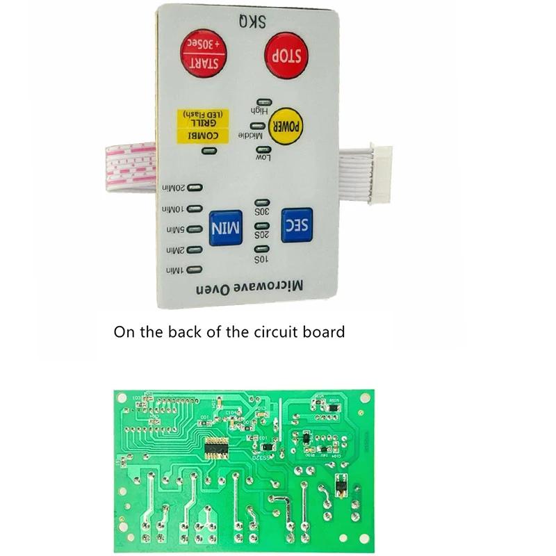 Universal= Microwave Oven Mainboard Power Control Panel Compatible With 90V-240V Home And Commercial Use Repair Motherboard