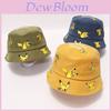 Sombrero de Cubo de Pikachu Para Niños Calidad Premium Gorra de Pescador de Dibujos Animados