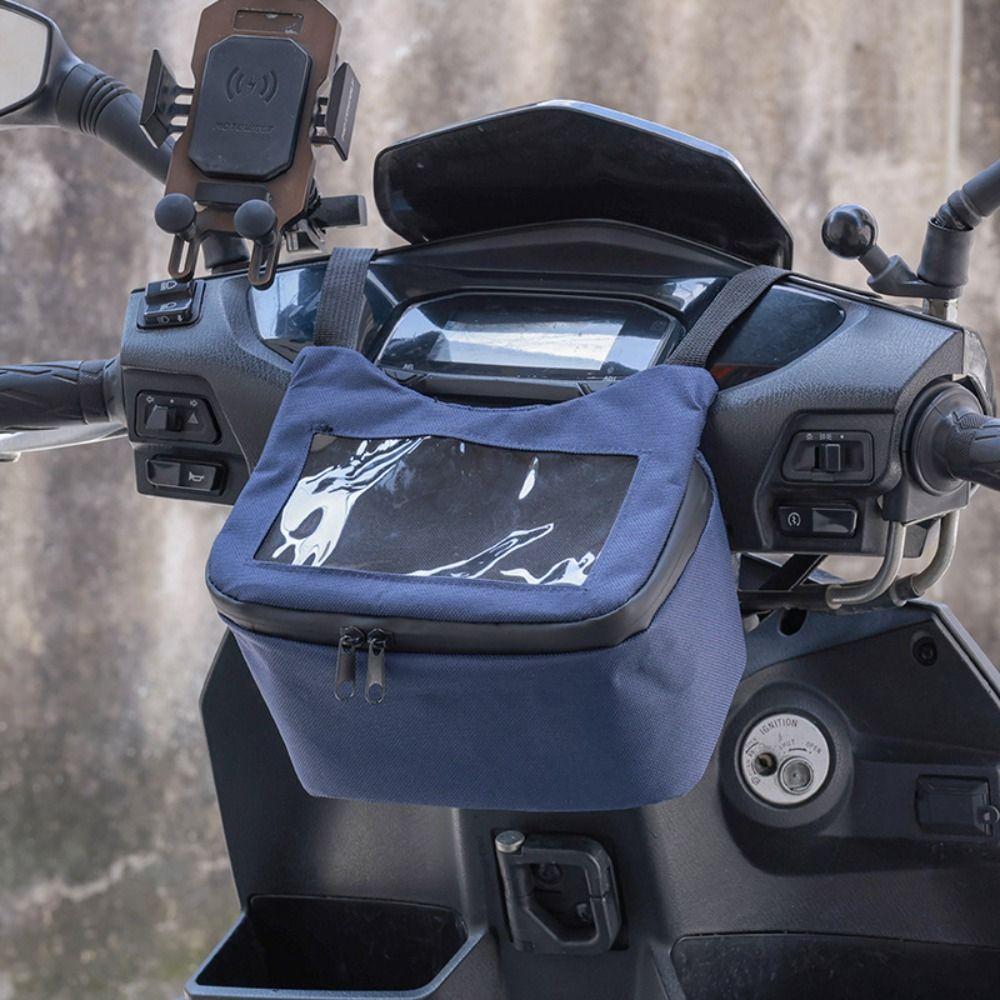 Universal Large Capacity Mountain Bike Bag Waterproof Viewing Window Electric Scooter Bag Bicycle Front Bag