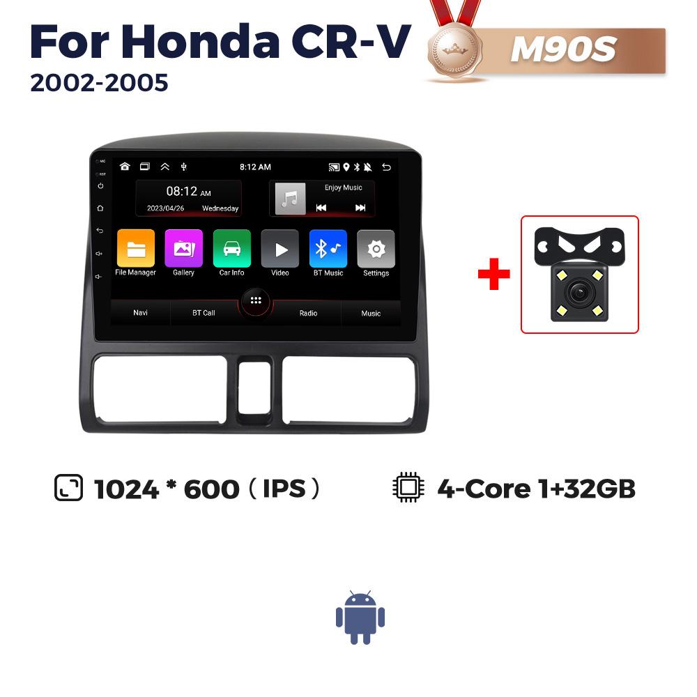 Radio Navifly Wireless Carplay Android Auto pentru Honda CR-V CRV 2 2001 2002 2003-2006 Multimedia GPS 5G WIFI DSP BT Autoradio