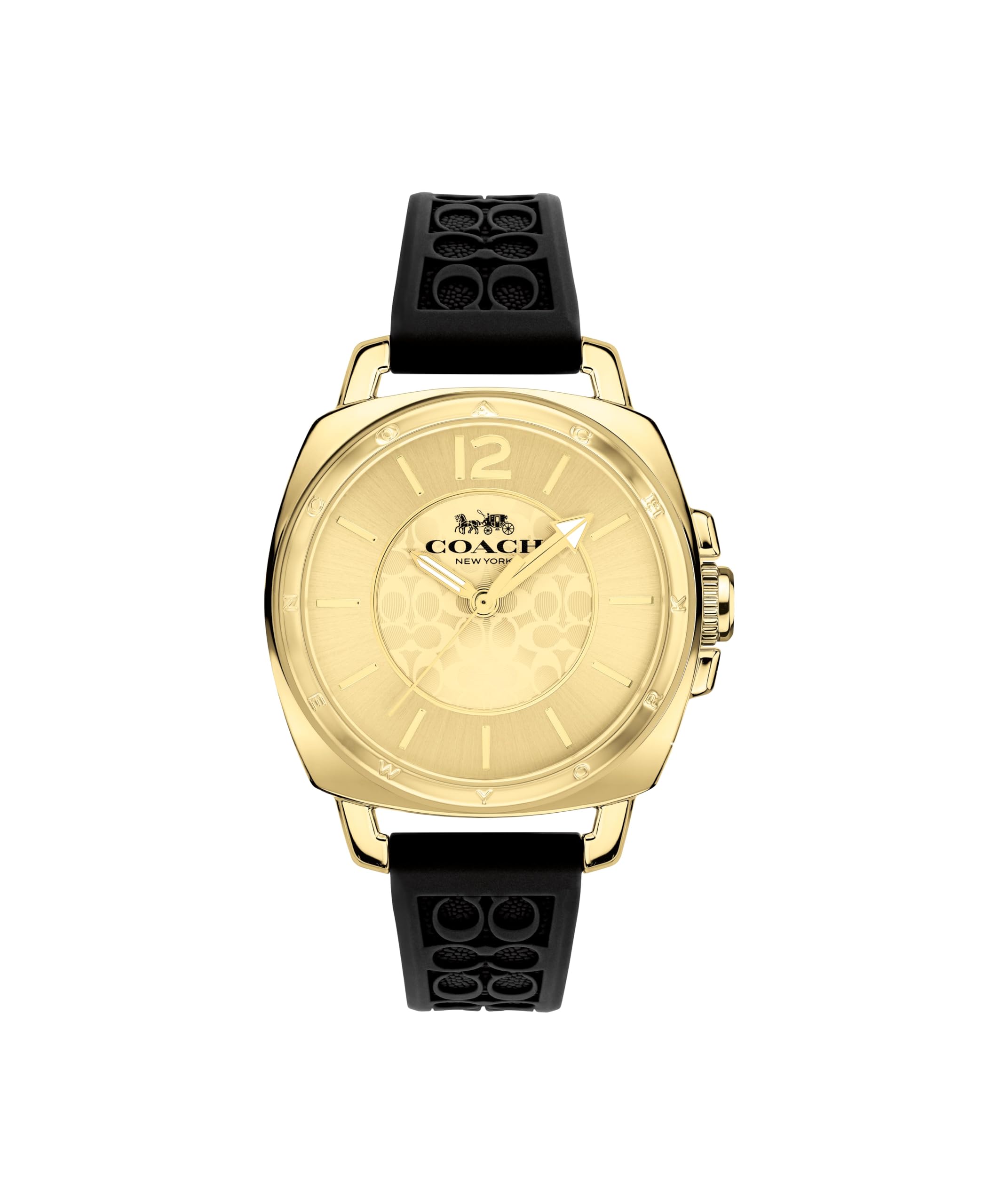 

Жіночий годинник Coach Boyfriend Золотистий Силіконовий 14503980, Циферблат, Ремінець, (Офіційний імпорт) золотий