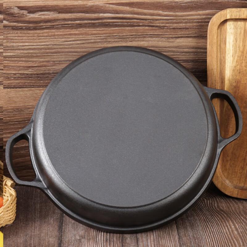 Pabei Cast Iron Double-Handle Frying Pan 33cm