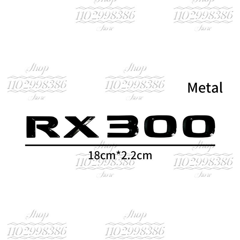 Vhodné pro RX300, RX350, RX500h, RX450h, RX270, RX200t Lexus zadní znak dekorativní kovové samolepky s písmeny