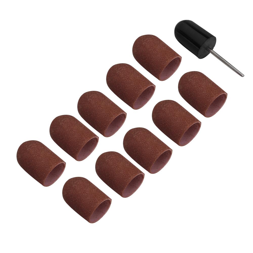 

Шлифовальная лента для ногтей, шлифовальная головка для полировки ногтей, шлифовальное кольцо, колпачок 16 x 25 мм Brown