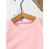 European sizes  Girls' Casual Cotton T-Shirt with Cartoon Cow Print Top