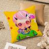 H-Hikari Shimoda IllustrationS Pillow Case Anti-dustmite Invisible zipper Sofa Bed
