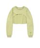 FALLETT Crop Bolero Sweatshirt Lime