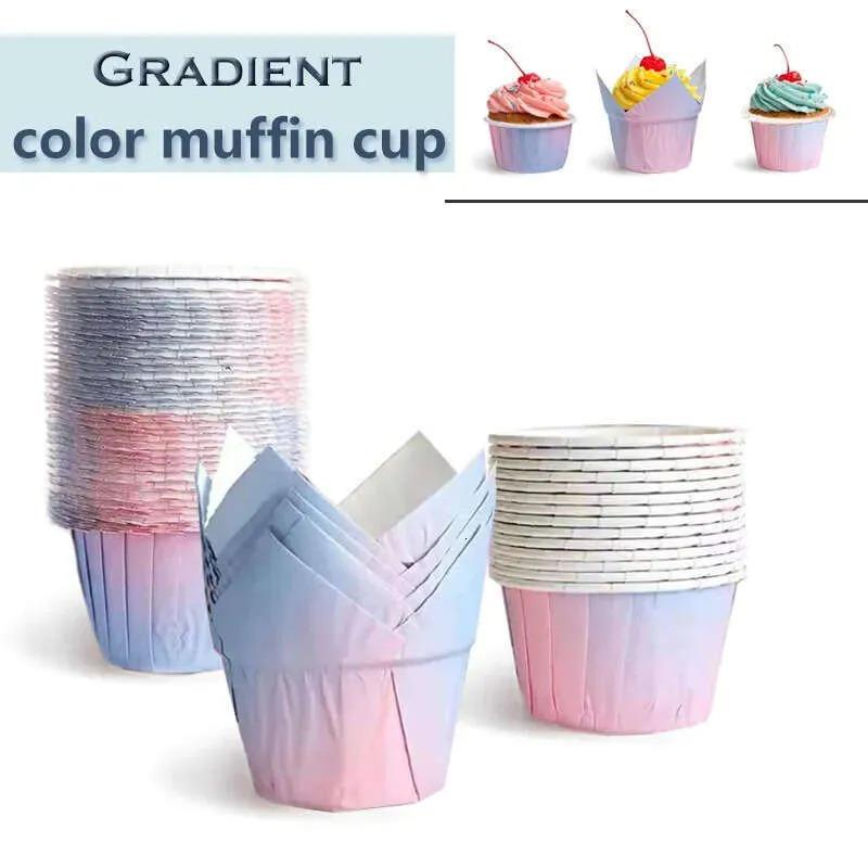 Greaseproof Paper Baking Cups Muffin Liners for Cake Decorating Household Kitchen Bakeware Tools Disposable Cupcake Wrappers