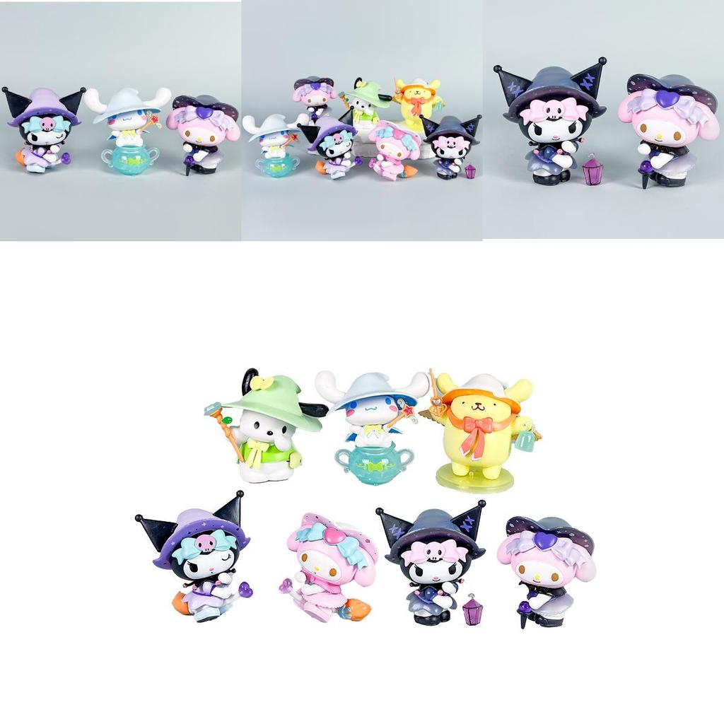 Hello Kitty Kuromi Magic Cinnamoroll Melody Themed Model Desktop Ornament For Kids And Fans