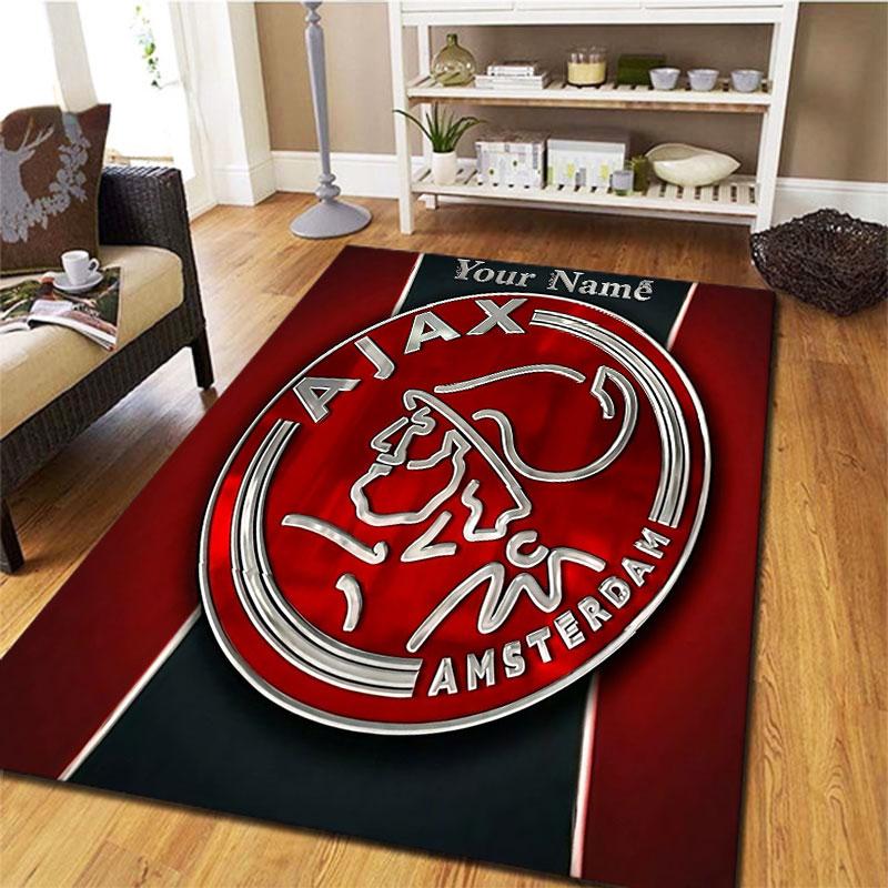 AFC Ajax Custom Name Carpet Rug for Living Room Bedroom Home Sofa Decoration,Kids Play Non-slip Floor Mat