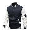 Jacket Men's Spring and Autumn New Stand-up Collar Middle-aged Men Wear Long-sleeved Jackets Versatile Casual Trendy Fashion Men's Clothing