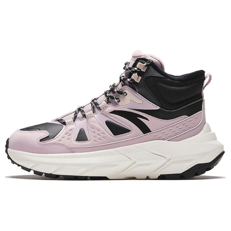 Anta Амортизирующие износостойкие высокие уличные функциональные ботинки Женские ботинки Фиолетовый Черный 122418982-5 36