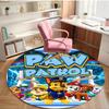 PAW Patrol Print Round Rug, Washable Floor Carpet, For Entryway Dorm Laundry Room Office Study, Home Decor Birthday Christmas Gift