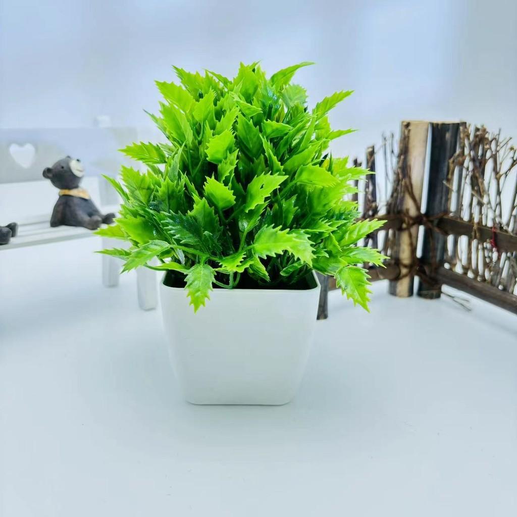 

Leaf Rubra Myrica Citrus Leaf Faux Green Potted Plant Home Decor And Gift SixLeaf Grass