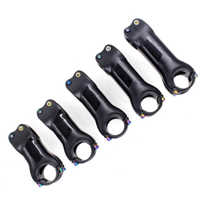 Carbon Fiber Bicycle Stem 6 Degree Rise 31.8mm Clamp Mountain Road Bikes 70-110mm Length