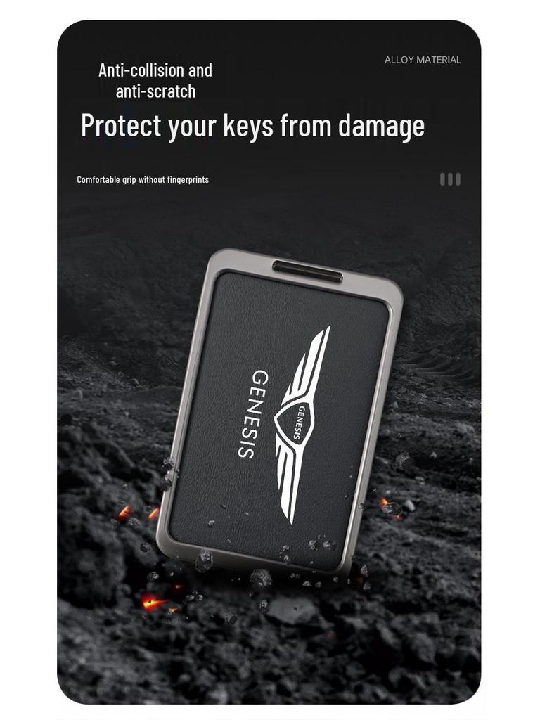 Premium Men's Case for Genesis GV60/70/80 Remote Key 