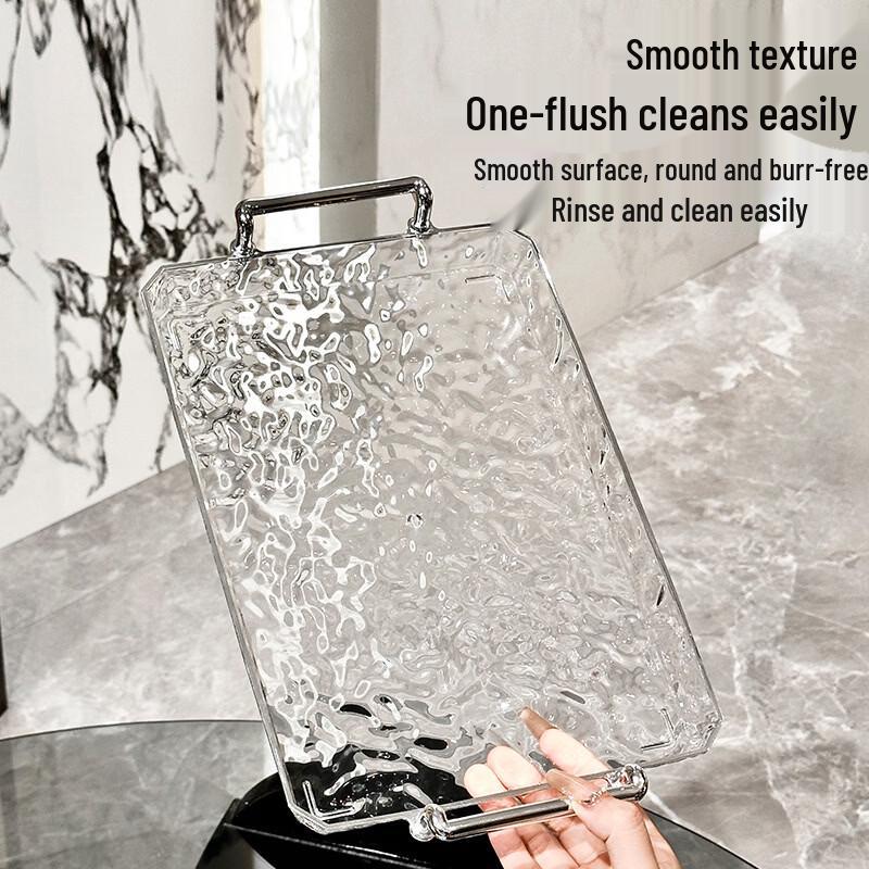 Ru Han Water Ripple Rectangular Serving Tray