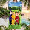 Teletubbies Fashion Beach Towel: Ideal for Summer Adventures Soft, absorbent and quick drying suitable for swimming and bathing