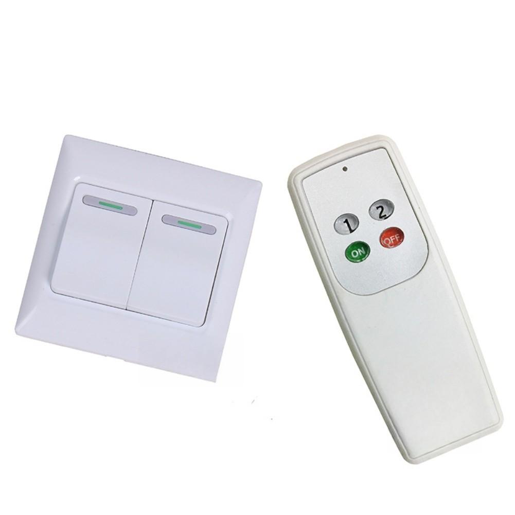 86mm Wireless Remote Control Switch for For home Lighting AC220V 1-3 Channel Wall Mount Controller with 80m Range