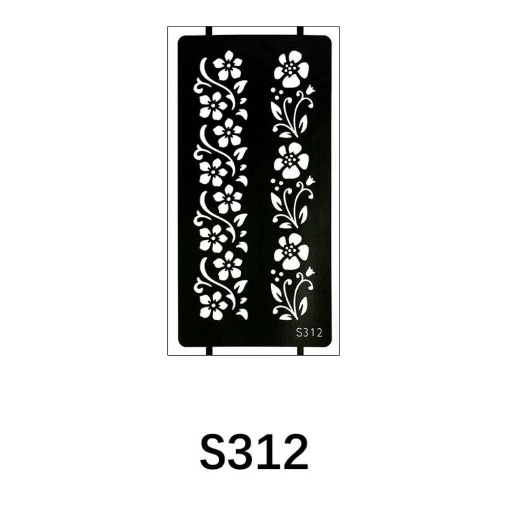 Lace Fake Tattoo Henna Tattoo Stencil Stickers Legs Arm Body Art Sticker Finger Hand