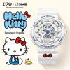 Sanrio Hello Kitty Women's Multifunctional Sport Waterproof Electronic Watch for Students