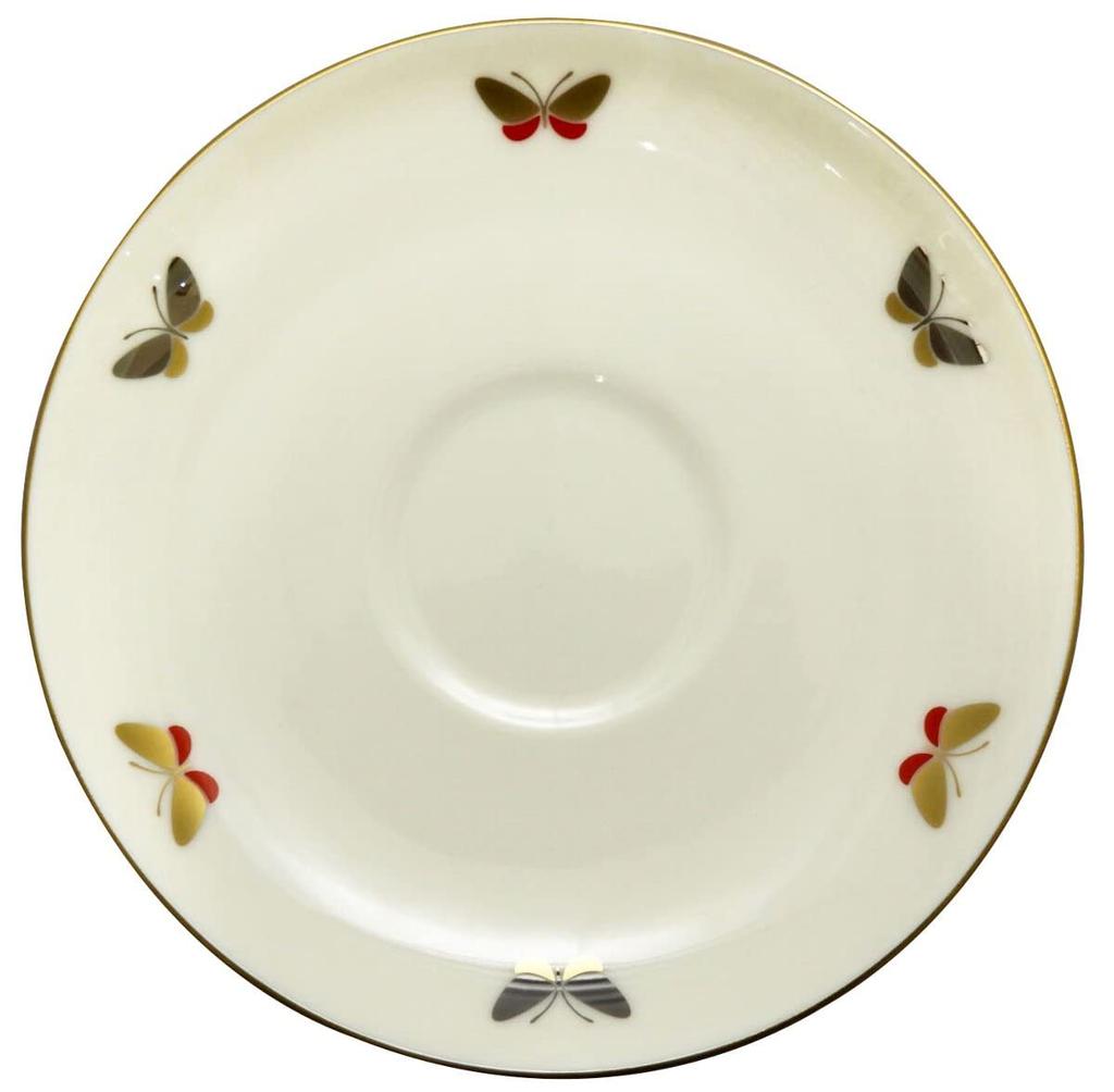 Hanae Mori Pair of Cups and Saucers (CHO) MB6401-1