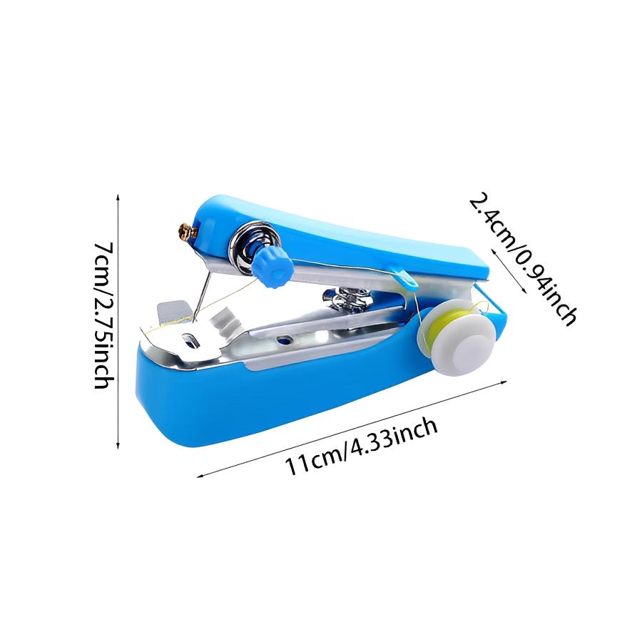 1/2/4pcs Colorful Mini Handheld Sewing Machine Portable Handheld Sewing Supplies for Household Clothes Thin Fabric  XJM