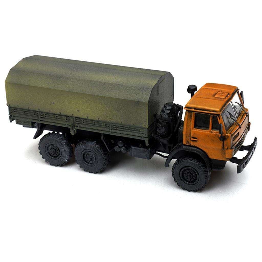 1/72 LE12061LA Russian KAMAZ43101 Truck Model Engineering Vehicle Painting Finished Product Collection Model