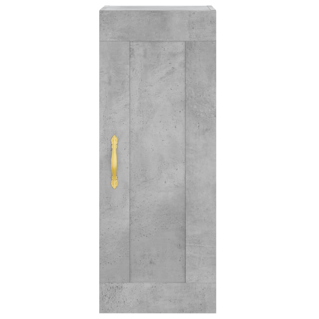 Highboard Concrete Grey 34.5 x 34 x 180 cm Particleboard