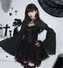 Qichenk Gothic Long Plus Sweet Princess Dress, Sleeves, Size, Lolita, Ruffled, Style, Cosplay, Halloween, CF24221-S