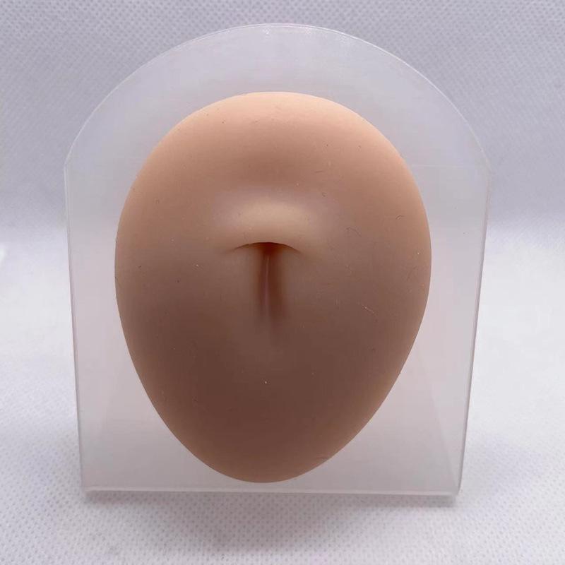 Silicone Ear, Nose, Tongue, Navel, Eye, and Mouth Model of Human Senses