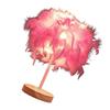 Feather Table Lamp Light Luxury Bedside Lamp Night Light for Bedroom Living Room Party Wedding