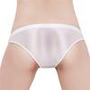 Silky, Shiny, Low-Rise Thong - Transparent, Sexy, Plus Size, European & American Fit