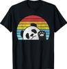 Retro Panda Cute Panda Bear Vintage Zookeeper Zoo Family Fan T-Shirt