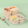 Disposable Biodegradable Corn Starch Divided Meal Boxes