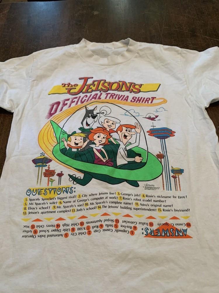 Vintage 1990 the jetsons T-shirt For Men Women Tee Size S-4XL VN1229 Unisex T-Shirt XXXXL