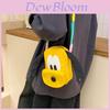 Kids Cartoon Animal Pluto Nylon Shoulder Bag With Breathable And Durable Design For School Children