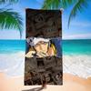 New Anime Character Printed Microfiber Beach Towel Quick Dry Water Absorbent Bath Towel