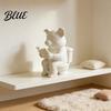 Piglet Statue for Figurine with 3D Pig Printed Study Room Statue Mini Matte Frosted Detailed Animal Figure Surface Dirt