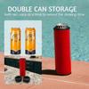 Tactical Beverage Refill Device, Dual Can Dispenser with Quick Refill, Portable Game & Party Drink Dispenser, Fast Reloading Tool