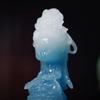 Cute Miniature Buddha Statue of Shokannon High X 4cm Jade Protection from Evil Good and Other Blessings (10.5cm Wide) [Synthetic Stone] Spirits,
